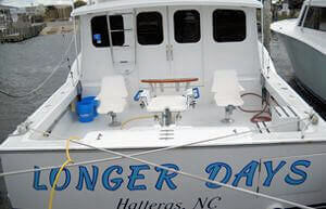 Buddy Davis designs boats with incredible cockpit space so that there is plenty of room for all anglers. 
